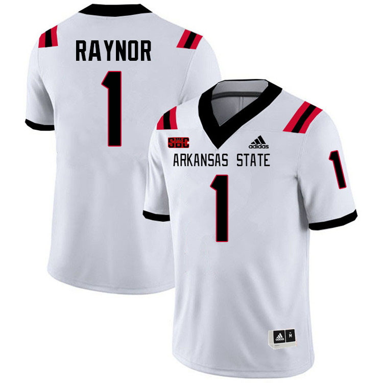 Jaylen Raynor Arkansas State Jersey,Arkansas State Red Wolves Football Uniforms,Jersey-White